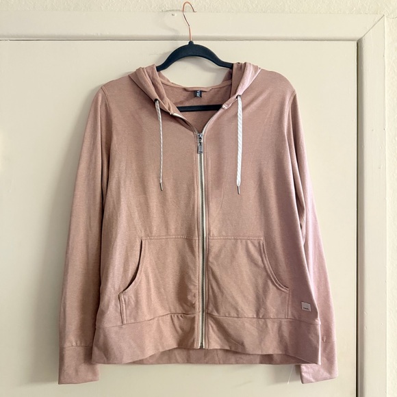 Vuori Heathered Pink Hoodie Size M - Picture 3 of 6